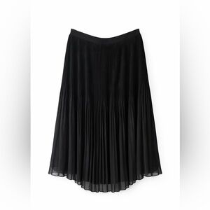 Lord & Taylor Black A-Line Skirt